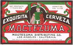 Cerveza Moctezuma Beer