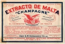 Champagne Extracto De Malta