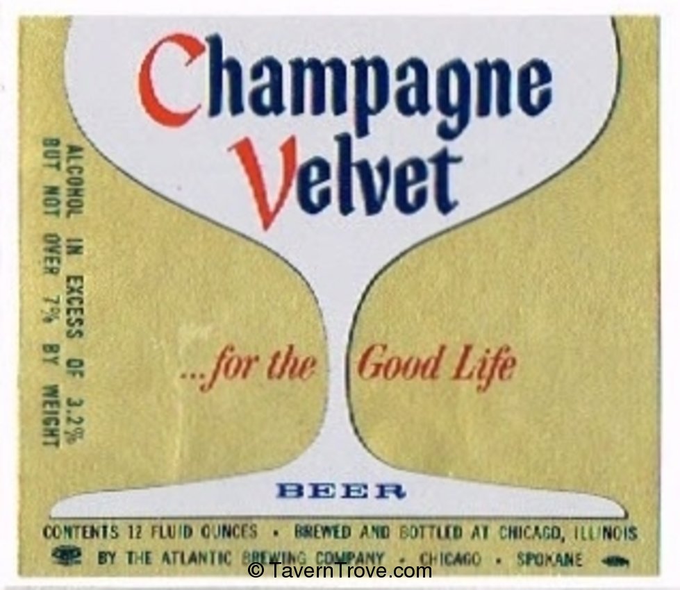 Champagne Velvet  Beer