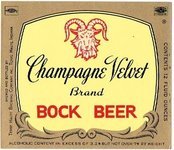 Champagne Velvet Bock Beer 