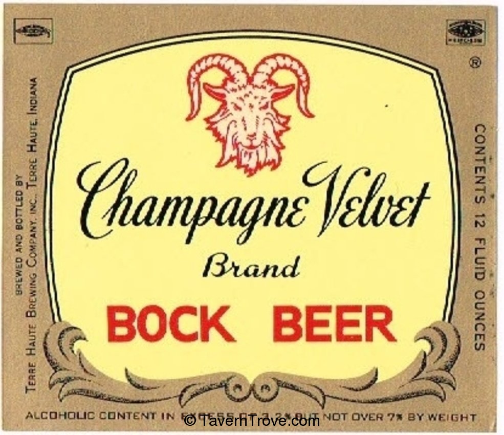Champagne Velvet Bock Beer 