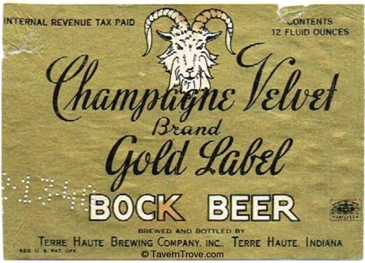 Champagne Velvet Bock Beer 