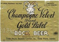Champagne Velvet Bock Beer 