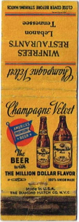 Champagne Velvet Beer