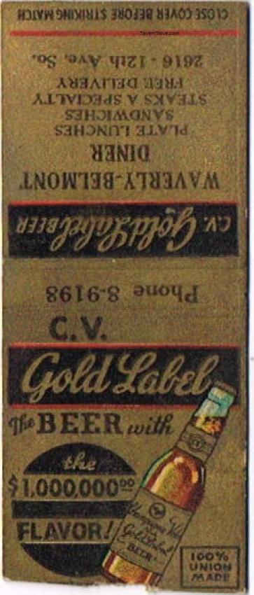 Champagne Velvet Gold Medal Beer