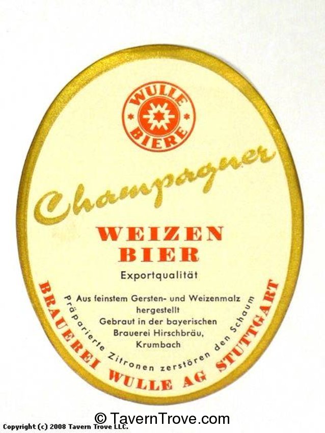 Champagner Weizen Bier