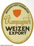 Champagner Weizen Export