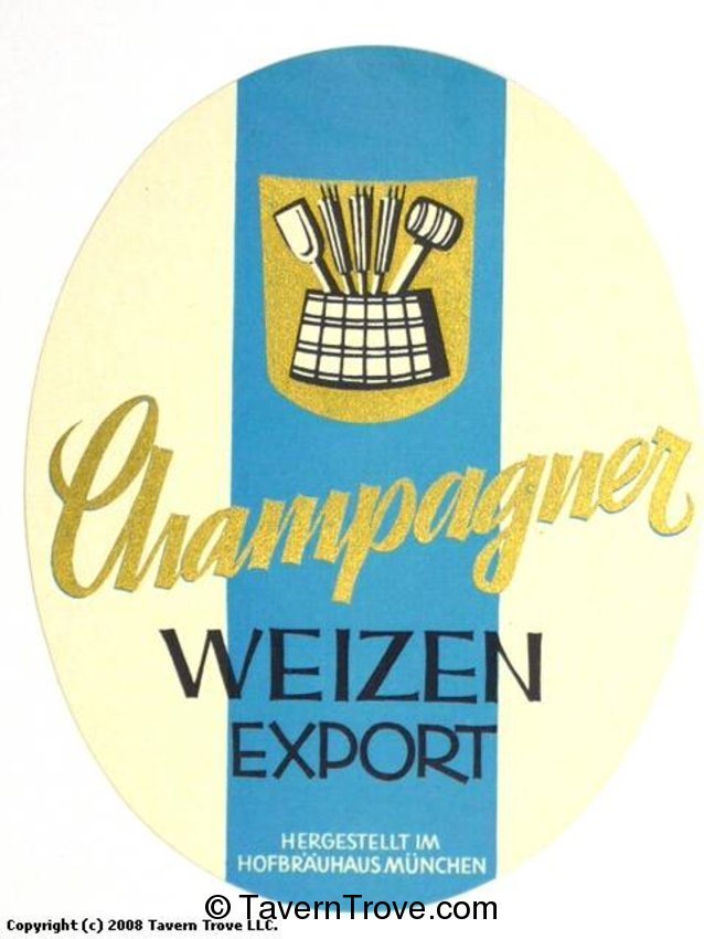 Champagner Weizen Export