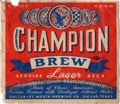 Champion Brew Beer