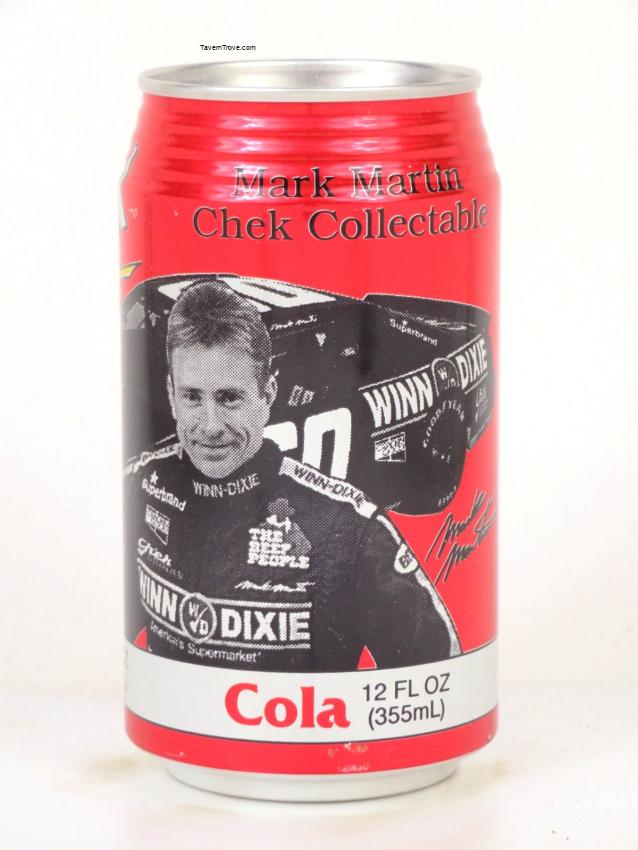 Check Cola V2 Mark Martin NASCAR 12oz Test Can