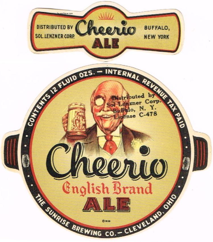 Cheerio English Brand Ale