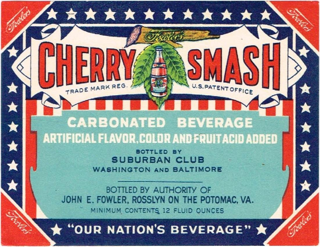 Cherry Smash Suburban Club Washington DC Roanoke Virginia 12oz