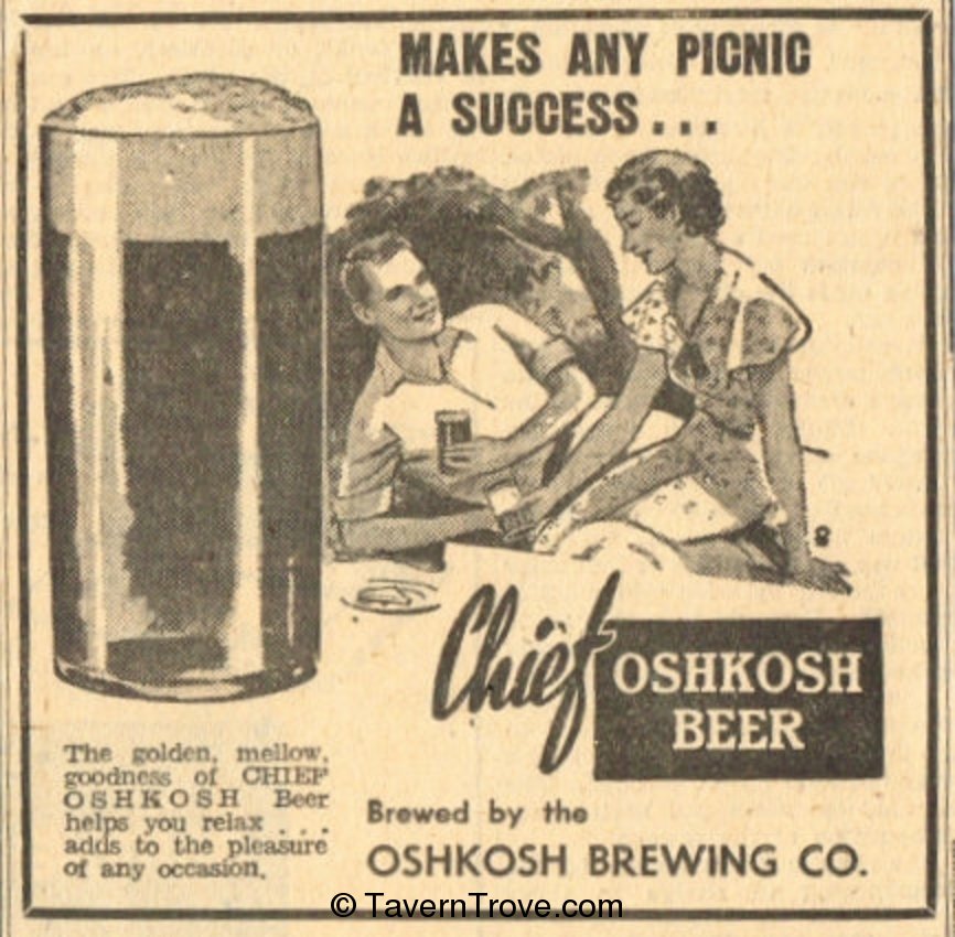 Chief Oshkosh Beer