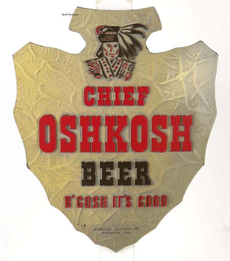 Chief Oshkosh Beer Arrowhead