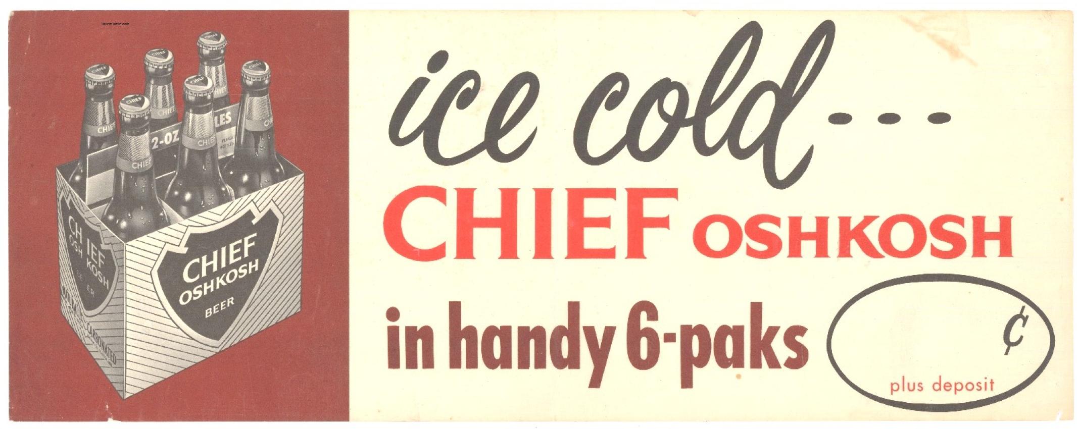 Chief Oshkosh Beer Tacker