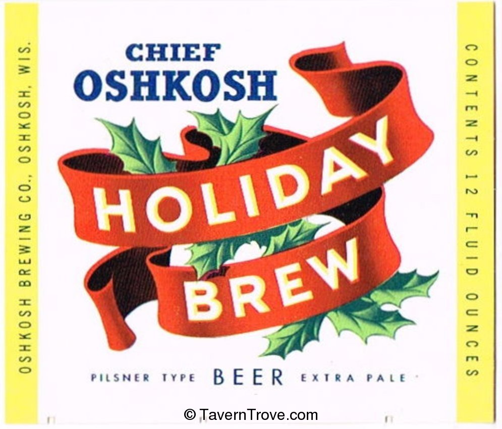 Chief Oshkosh Holiday Brew Beer