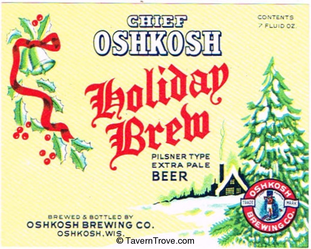 Chief Oshkosh Holiday Brew Beer