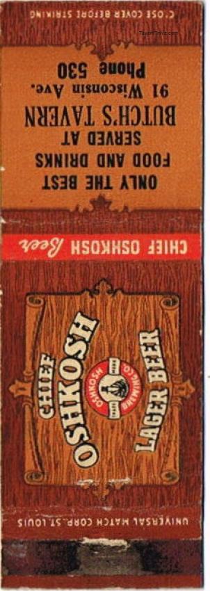 Chief Oshkosh Lager Beer