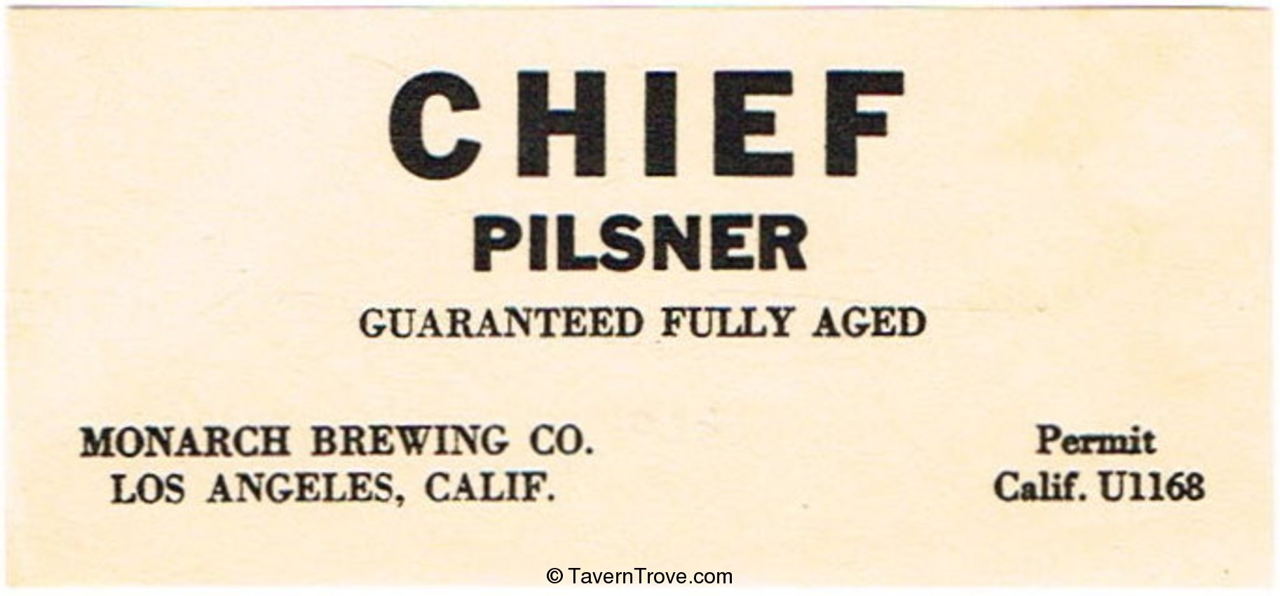 Chief Pilsner Beer
