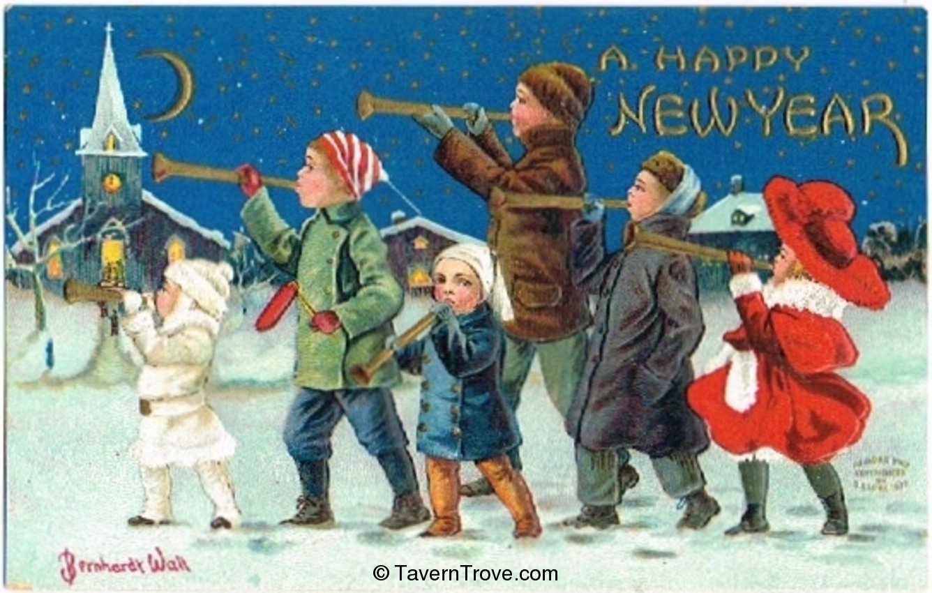 Children Blowing Horns