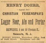 Christian Feihgenspan's Lager Beer, Ale and Porter