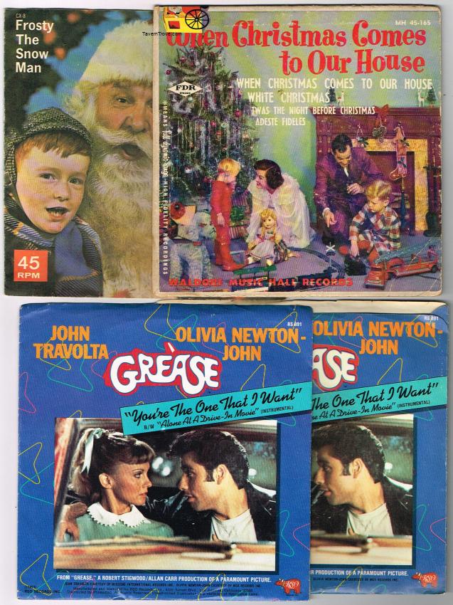 Christmas Grease 2 Records/4 Sleeves