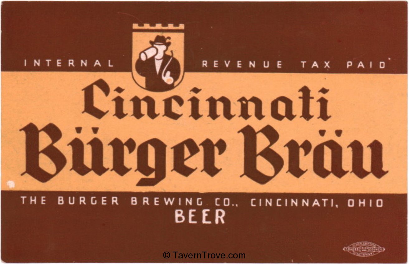 Cincinatti Burger Brau Beer