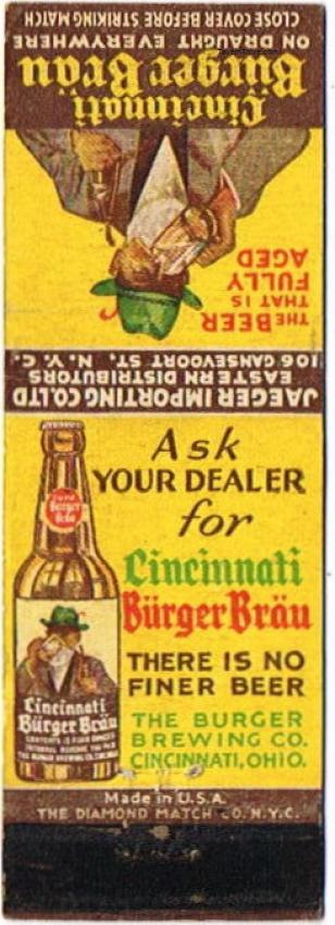 Cincinnati Burger Brau Beer Dupe