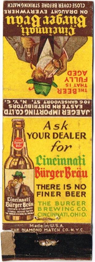 Cincinnati Burger Brau Beer Dupe