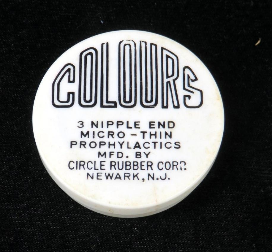 Circle COULORS Rubbers Condoms Prophylactics Newark New Jersey