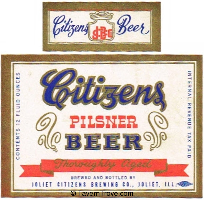 Citizens Pilsener Beer 