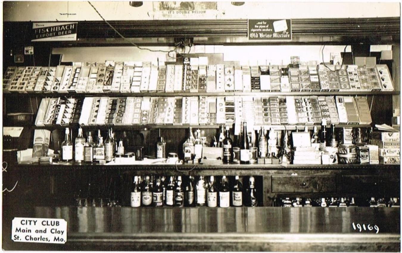 City Club Tavern Interior Fischbach TOC Griesedieck Cigarettes St Charles Missouri