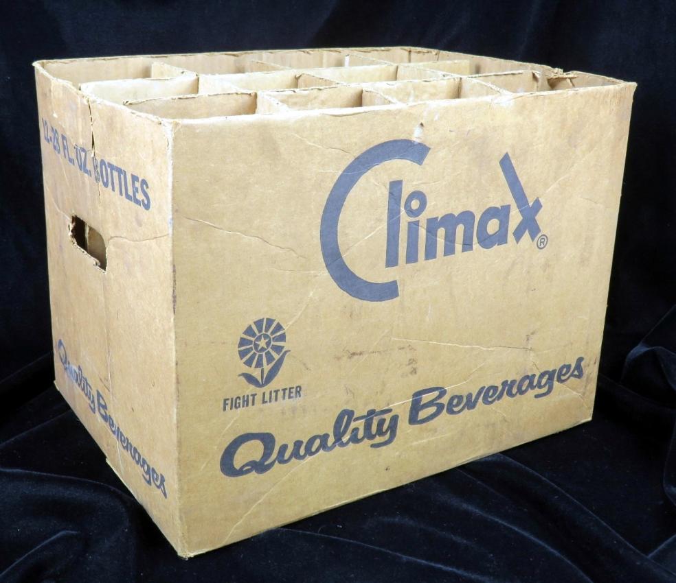 Climax Ginger Ale (Home Brewery) 12-28oz Bottle Box