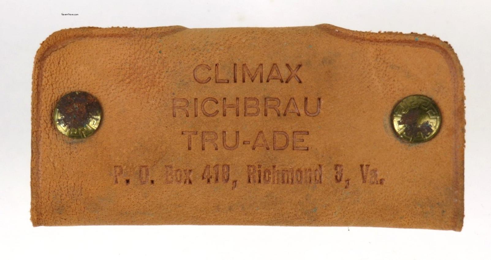 Climax Tru-Ade Richbrau Beer Leather