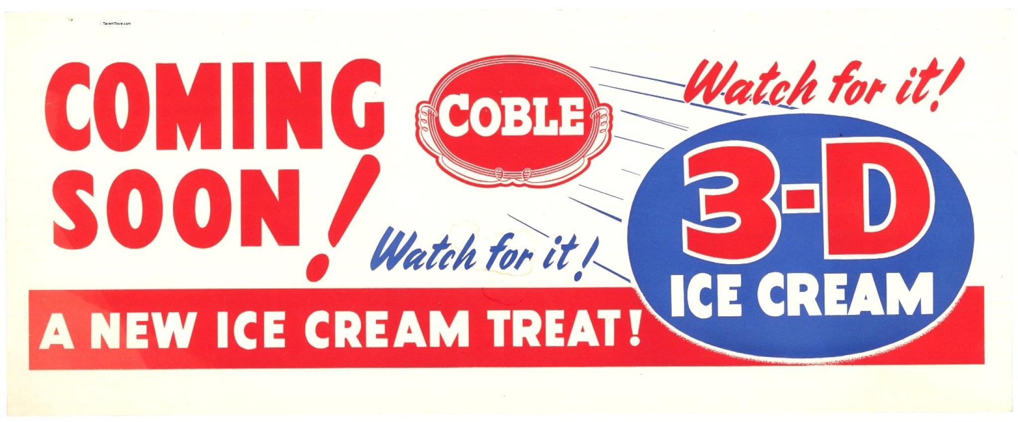 Joe Lowe Co. Coble 3-D Ice Cream Treat