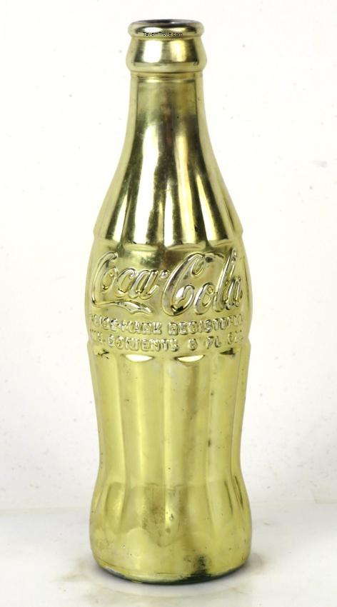 Coca Cola 6oz Gold Bottle