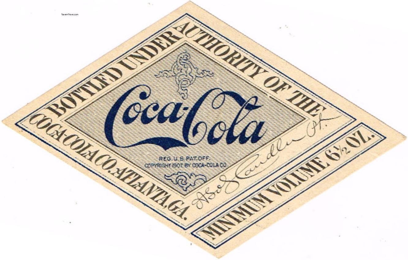Coca Cola Atlanta Georgia 6½oz