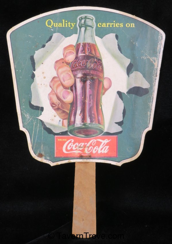 Coca-Cola Cardboard Fan Fort Myers, Florida