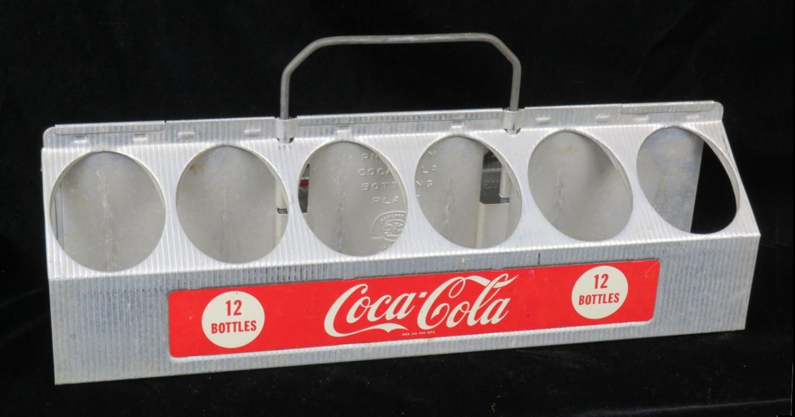 Coca Cola Coke Aluminum 12 Bottle Carrier