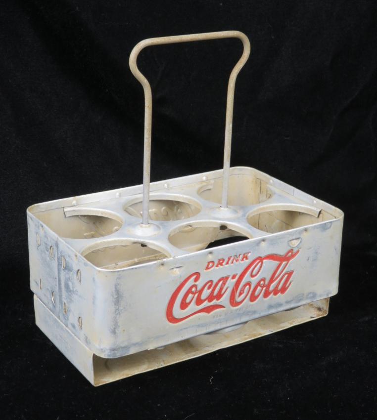 Coca Cola Coke Aluminum Six Bottle Carrier