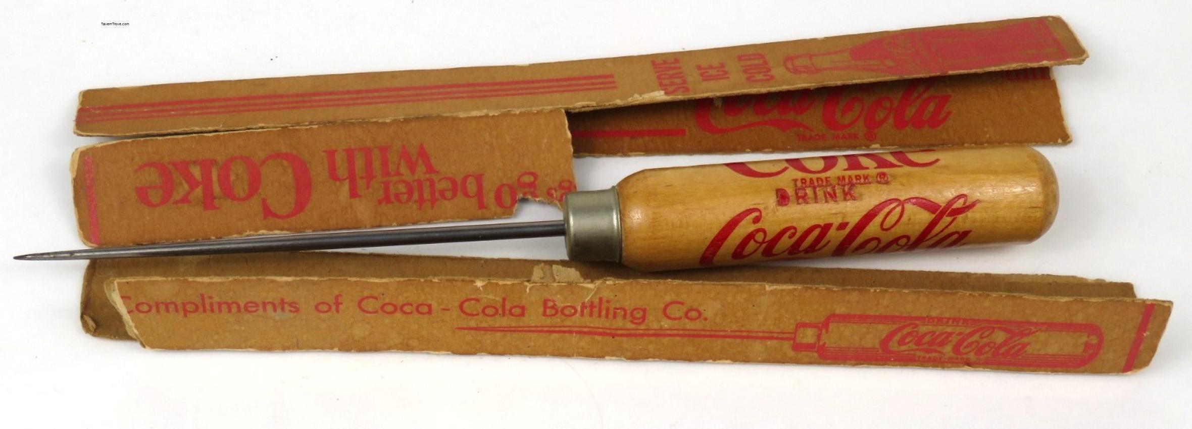 Coca Cola Ice Pick With Box
