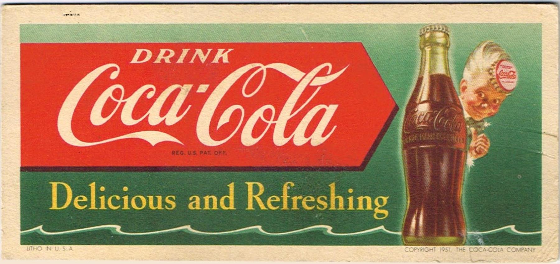 Coca Cola Sprite Boy Ink Blotter