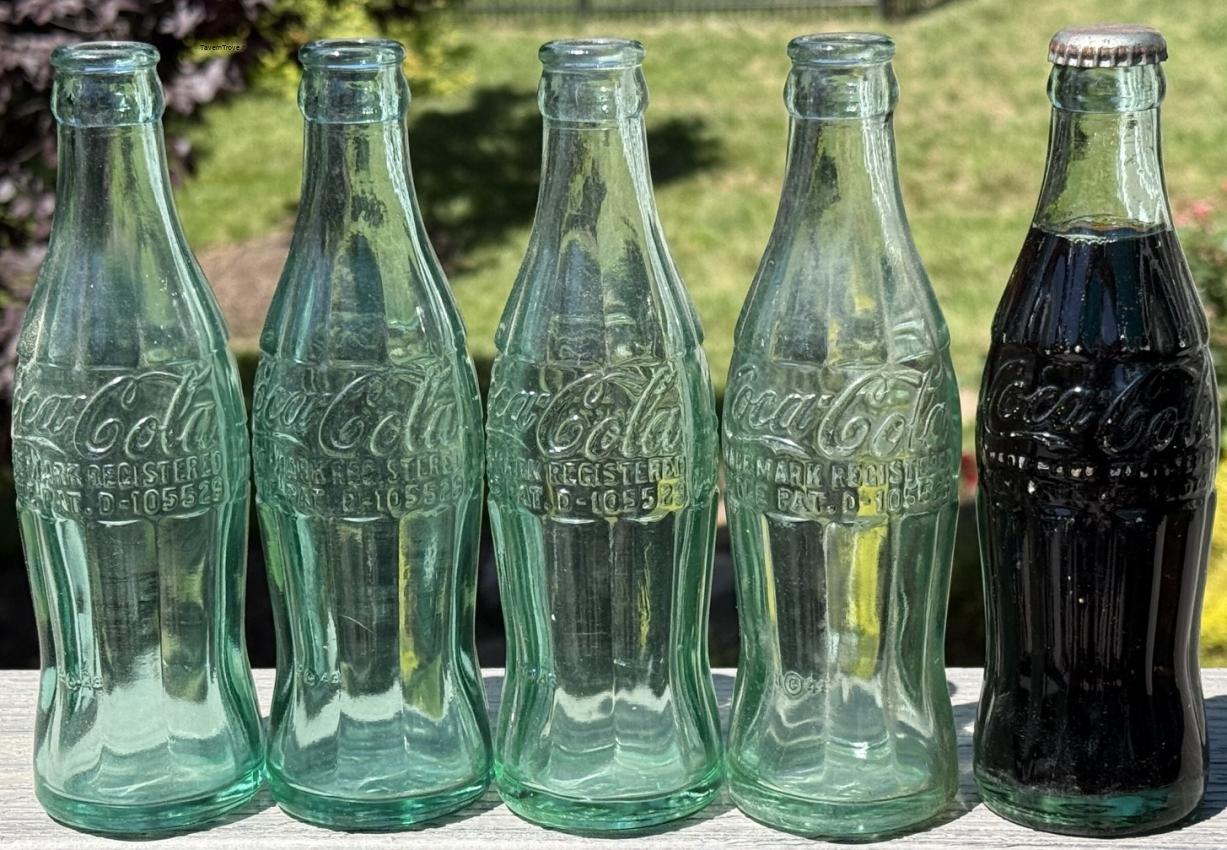 Coca Cola Lot of 5 Jelico Tennessee & Reidsville NC