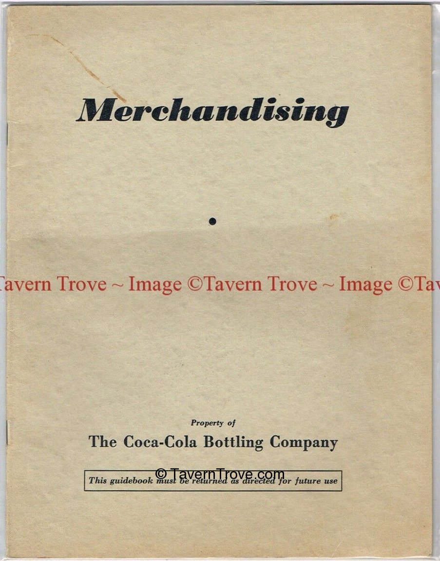 Item 97162 1940 CocaCola Merchandising Catalogue Personal Item