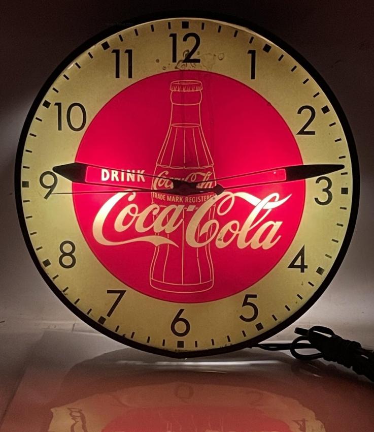 Coca-Cola Pam Clock