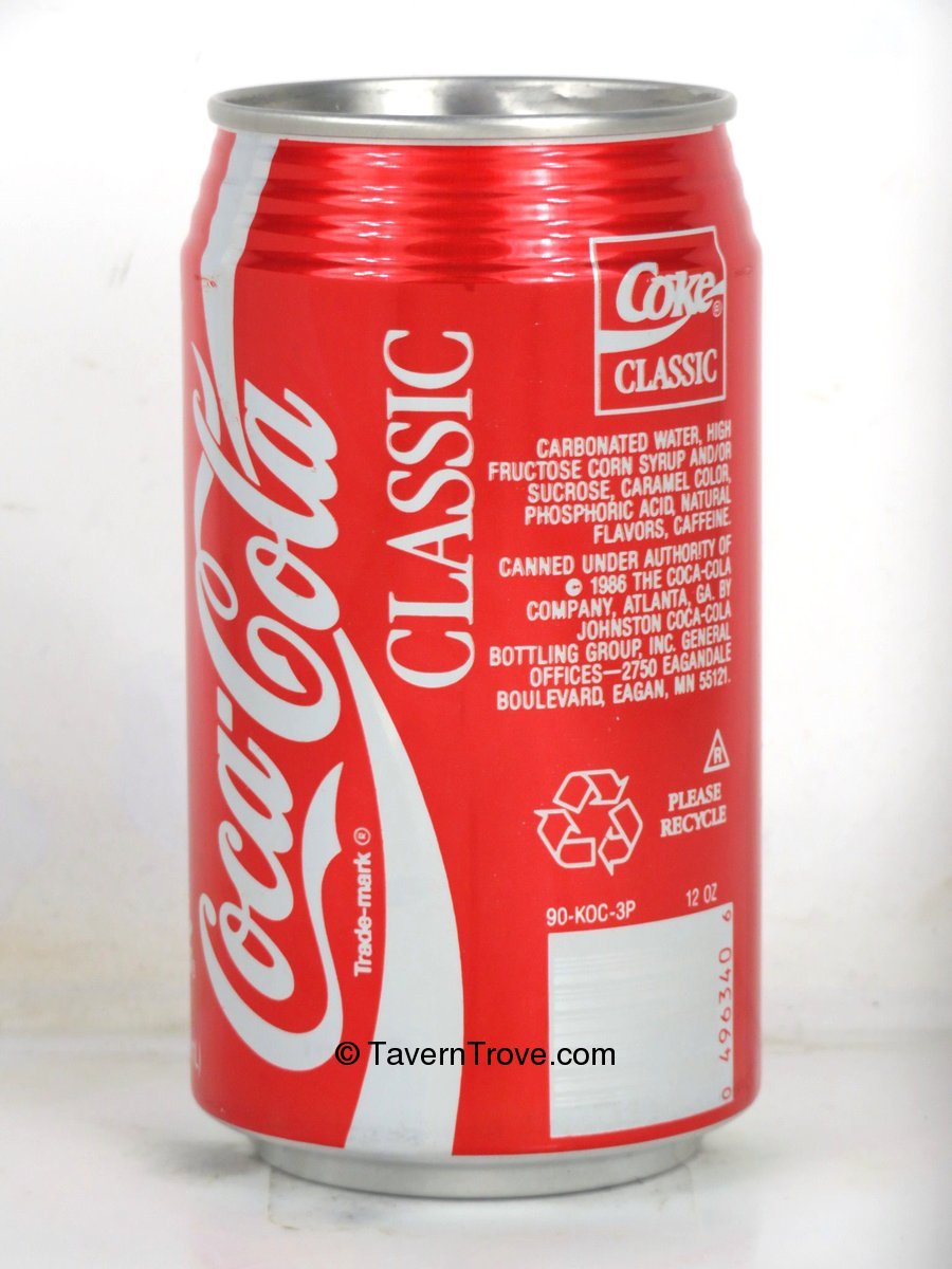 Item 100997 1986 Coca Cola Worlds Of Fun 12oz Can Eagan MN Tab Top Can