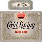 Cold Spring Lager Beer