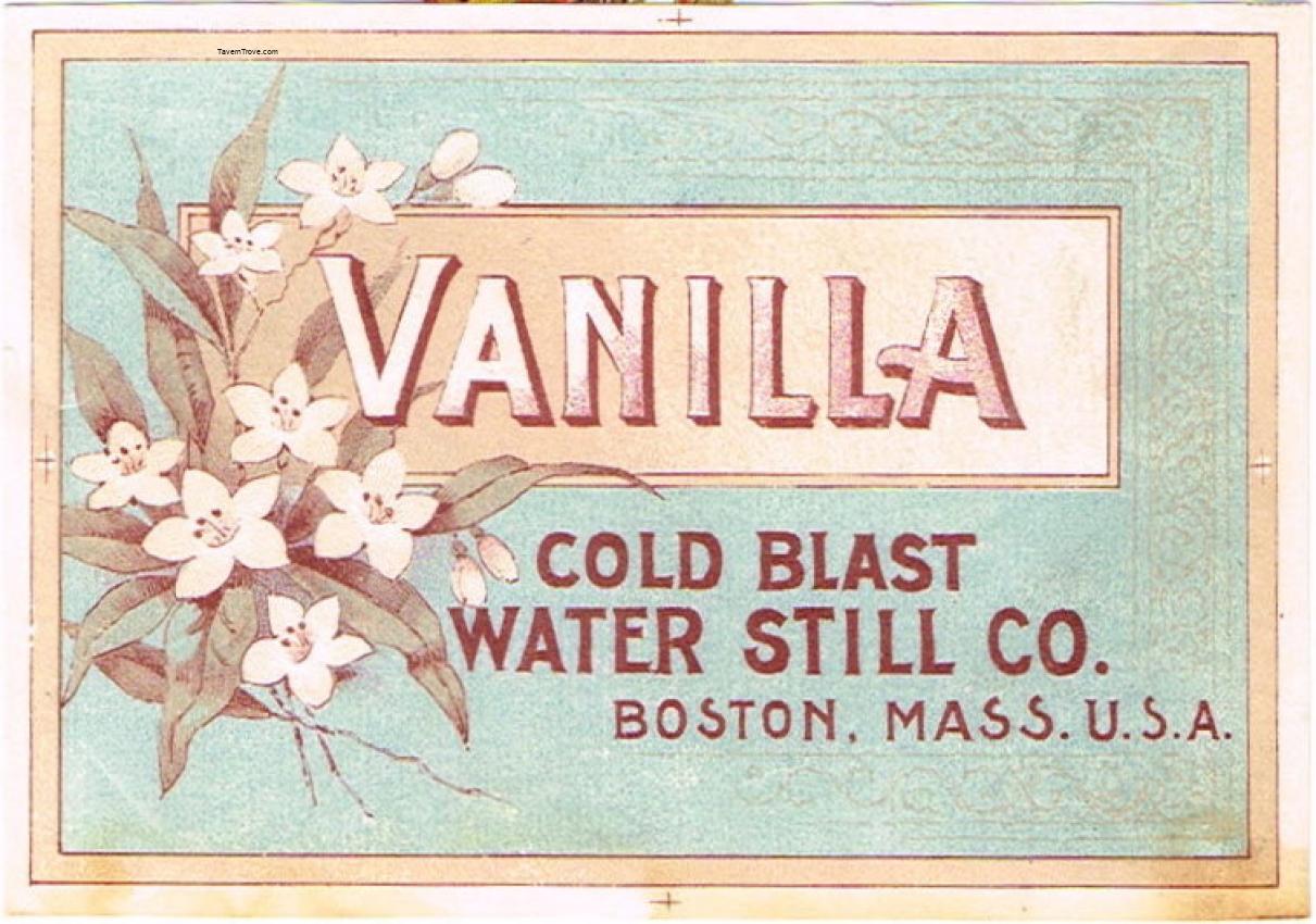 Cold Blast Vanilla Soda Water Sill Boston Massachusetts