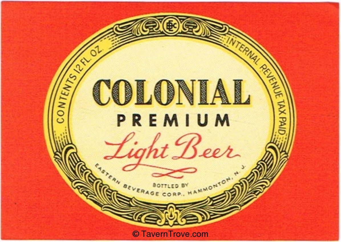 Colonial Premium Light Beer