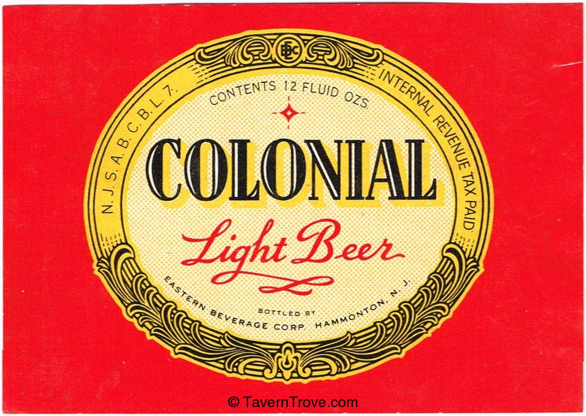 Colonial Light Beer
